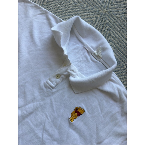 Other - Disney Winnie the Pooh Embroidered Logo Polo - White - XXL